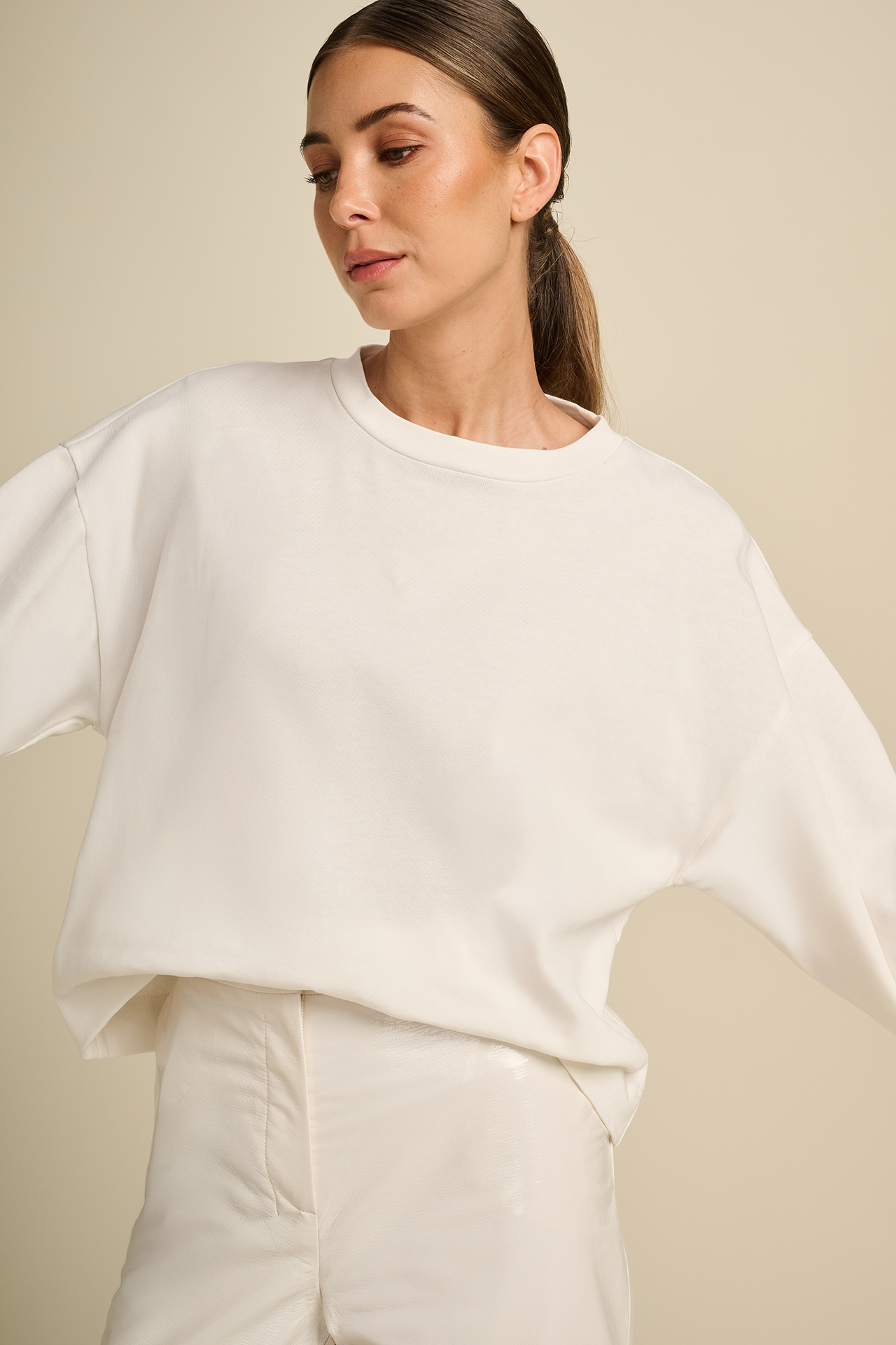 Vivid t-shirt Ivory | March23