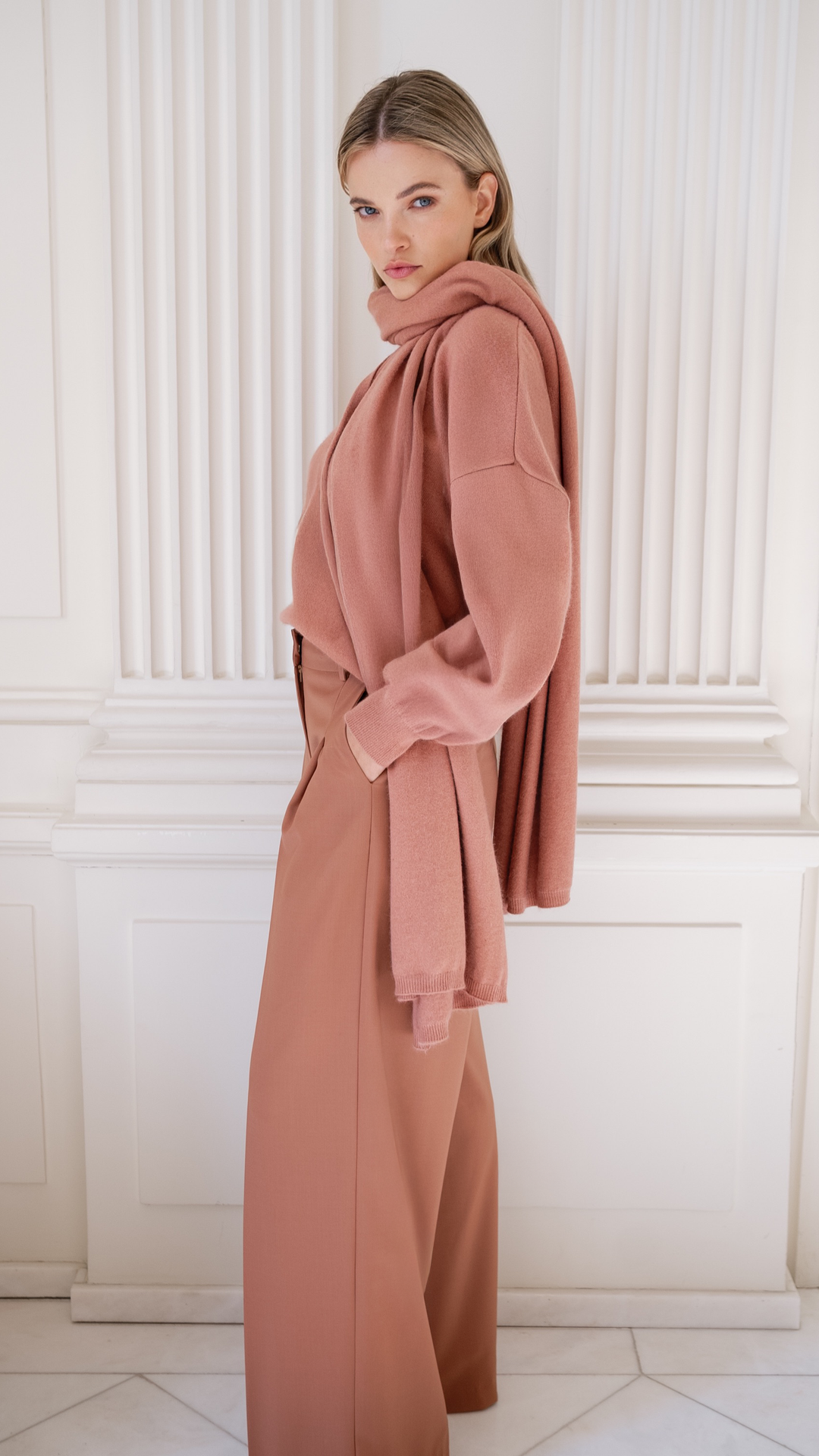 Mita is a short dress designed for the in-between season, with a unique twist. Wear it as a dress, or detach the shirt to transform it into a chic blazer